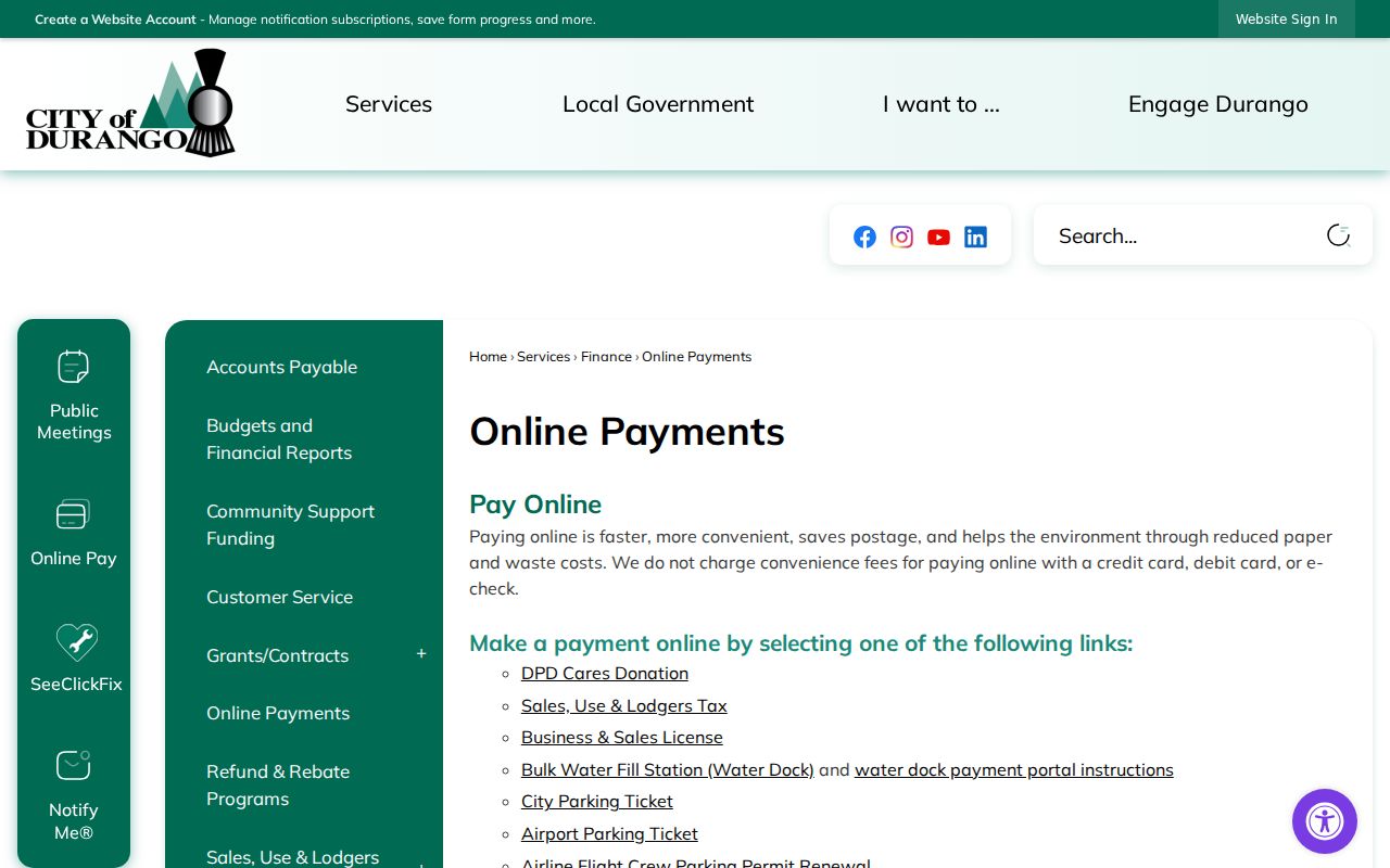 Durango court docket online ticket payment entry